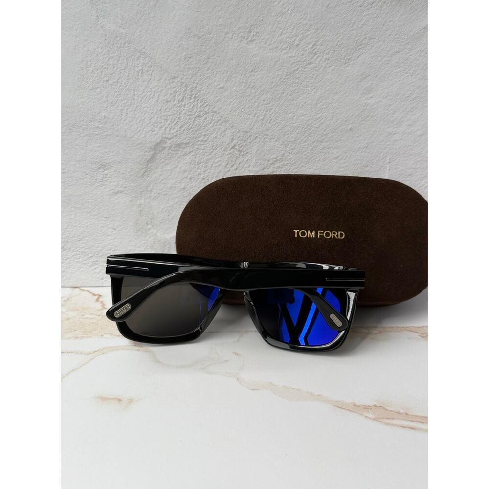 NEW Tom Ford FT0513-N Morgan Polarized Sunglasses Black - Picture 8 of 9